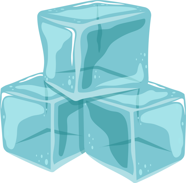Ice Cubes Illustration 